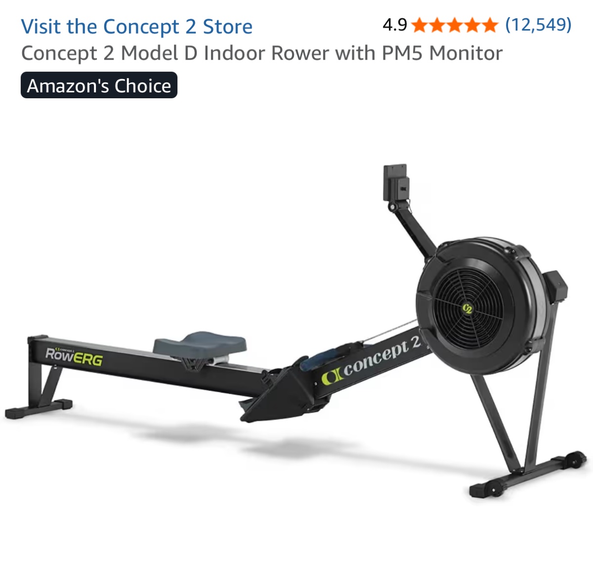 Concept 2 Medel D(Rowing Machine, 로잉머신) 구합니다